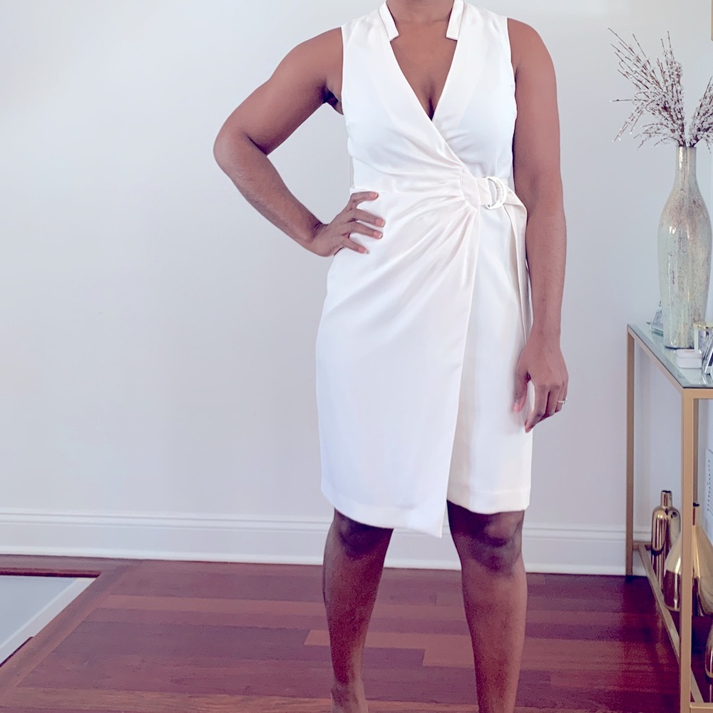 Wrapped Pencil Dress